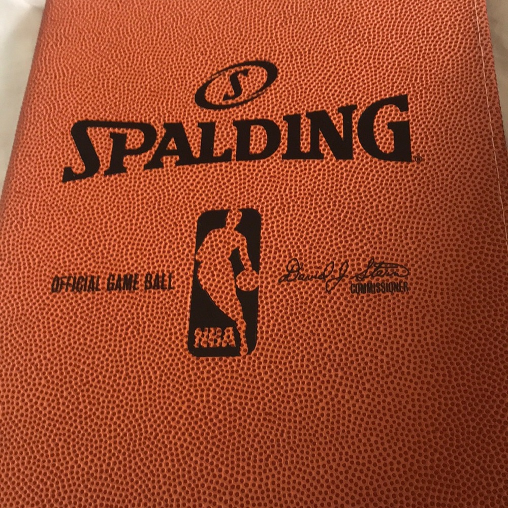 Brand new leather Spalding Official NBA portfolio